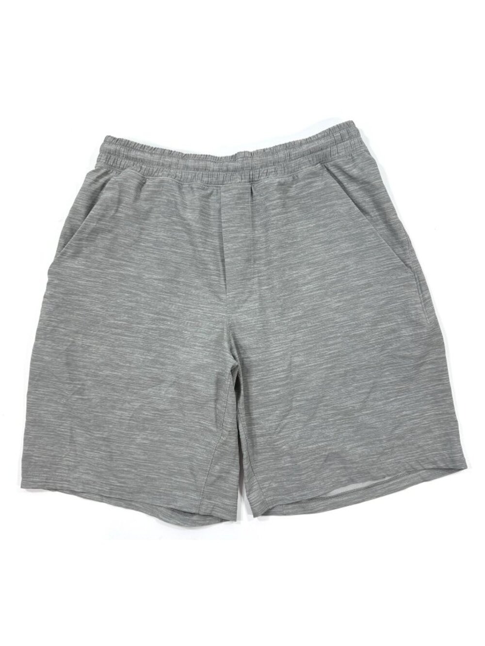Lululemon Mens Pace Breaker Shorts Size Medium Performance 9" Lined Gray Gym